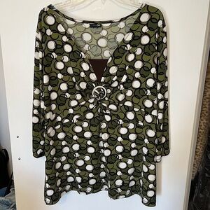 Nwot East 5th Vneck Top, 3X